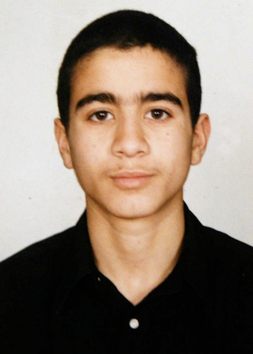 Omar Khadr at age 14. A UN report asks that he receive appropriate redress for human rights violations that the Canadian Supreme Court has ruled he experienced.   Photo Credit: Khadr family